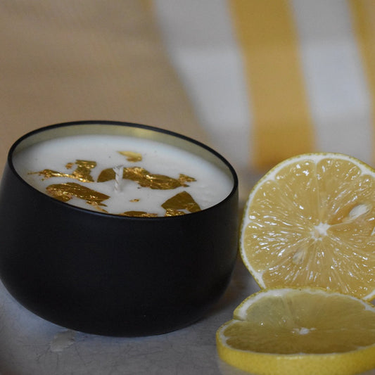 Lemon Verbena 24K Gold Single Wick 7 oz. Candle